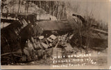 VT, BELLOWS FALLS - Rutland Railroad wreck March 14, 1920 - RPPC - 500443