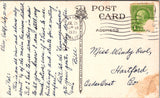 CA, Chico - Broadway, Peoples Bank, Drug store etc - 1935 postcard - 800265