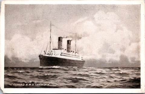 Ship Postcard - CARMANIA, RMS - Cunard postcard - C06243