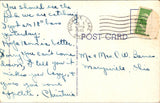 OH, Buckeye Lake - Wrights Drugs Store and area - 1945 postcard - CR0385