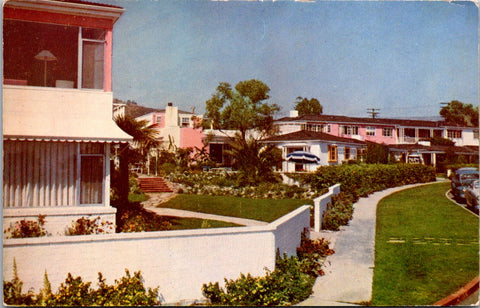 CA, Laguna Beach - Laguna Shores - Apartment/Hotel pre 1963 postcard - DG0241