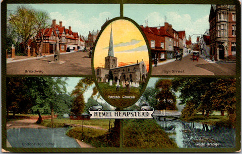 Foreign postcard - HEMEL HEMPSTEAD, UK England postcard - JR0146