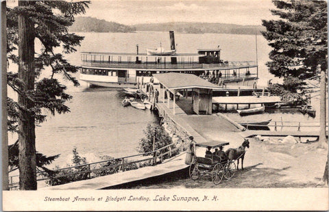 Ship Postcard - ARMENIA - Blodgett Landing, Lake Sunapee, NH postcard - QC0024