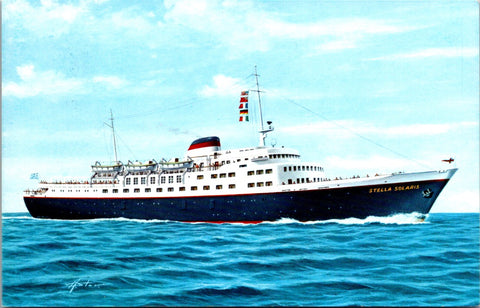 Ship Postcard - STELLA SOLARIS - Sun Line postcard - w00029
