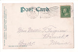MA, Amesbury - Golgotha Bowlder - First Settlers list - 1910 postcard - J03373