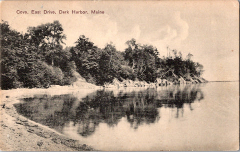 ME, Dark Harbor - East Drive, Cove - Error in postmark (year upside down) - 2k04