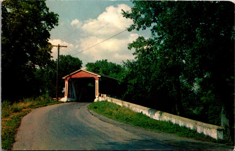 DE, Wilmington - Smiths Bridge - Covered Bridge postcard - 2k0586