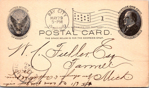 MI, Bay City - J W THOMPSON & CO - Lumber, Lath - Postal Card - 2k0755