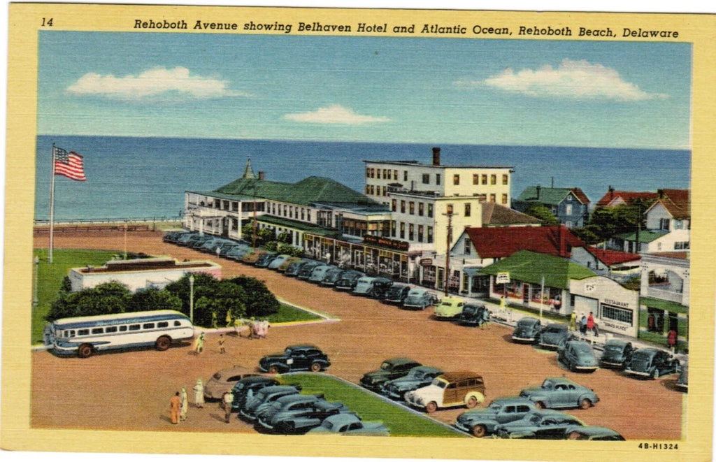 DE, REHOBOTH BEACH - Rehoboth Ave, Belhaven Hotel - Harry P Cann - w00584