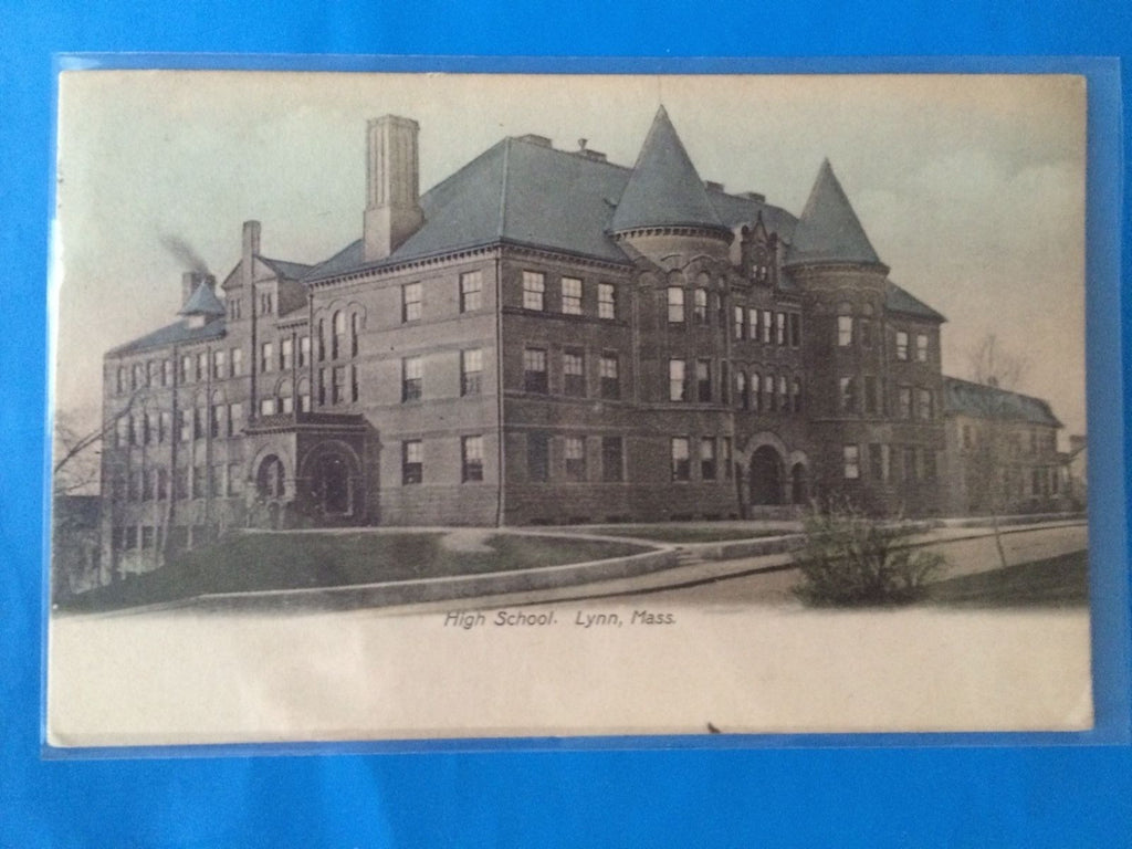 MA, LYNN - High School - S Langsdorf and Co postcard - H15012