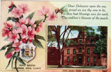 DE, Dover - Peach Blossom State Flower - Williamson Haffner card - w00968