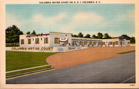 SC, Columbia - Columbia Motor Court postcard - A04179