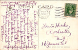 MI, Detroit - bird eye w/Coca Cola plus other signs - 1913 postcard - A05020