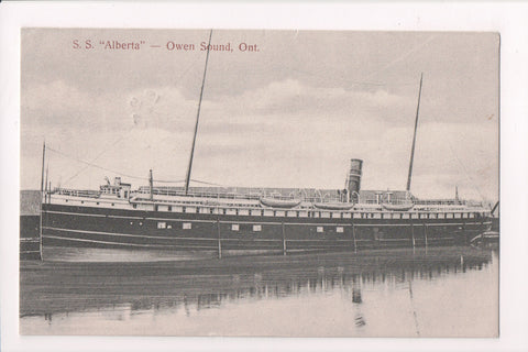 Ship Postcard - ALBERTA - SS Alberta -  Owen Sound, ONT - A12328