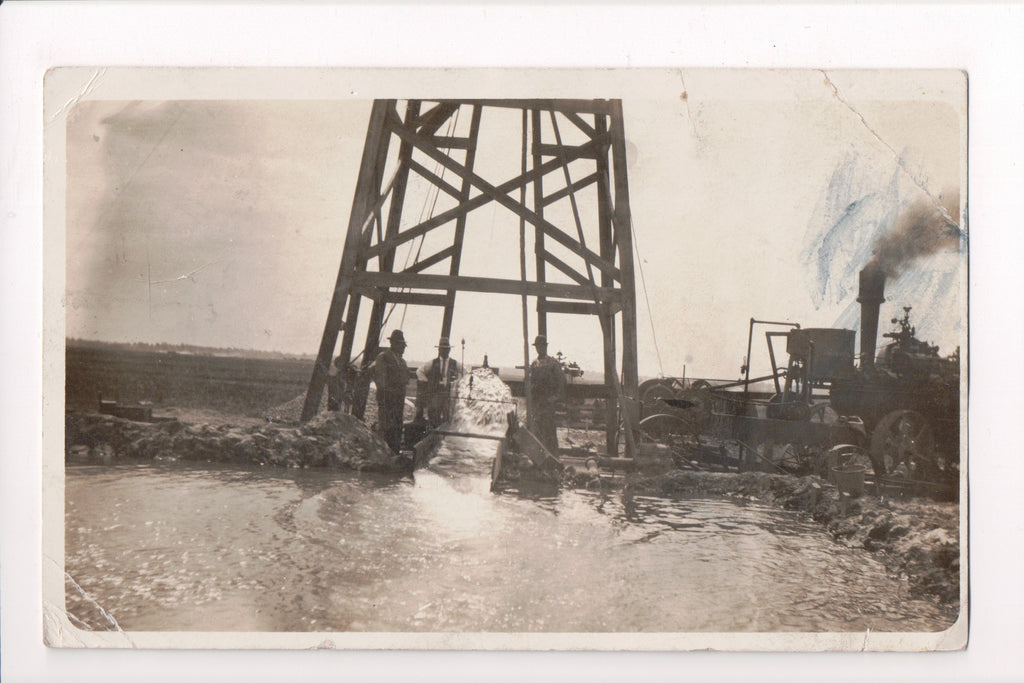 AR, STUTTGART - Gushing Well, Steam engine (original SOLD) - C17361