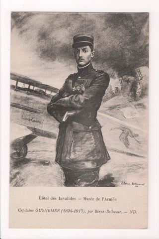 Misc - Military Man - Capitaine Guynemer - J Berue-Bellecour card- C06607