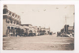 Canada - Mainitou, MB - Street scene with old cars - RPPC - G06001