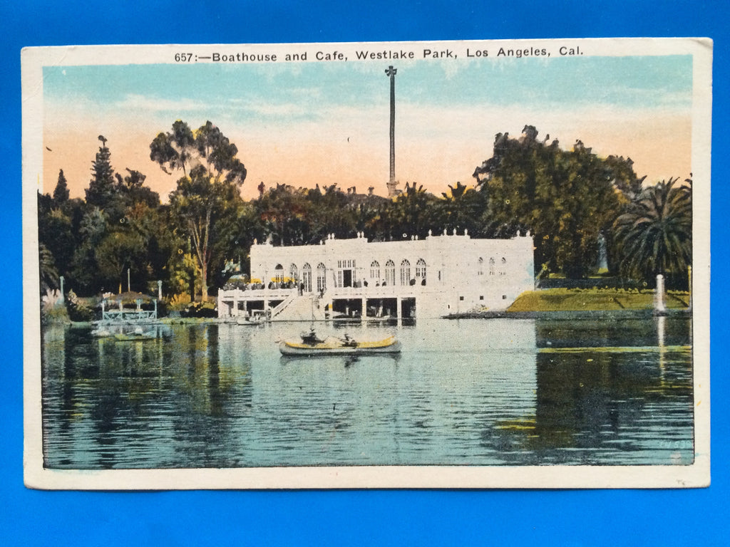 CA, LOS ANGELES - Westlake Park Boathouse and Cafe - C08072