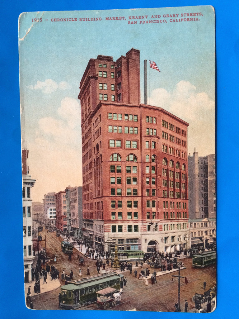 CA, SAN FRANCISCO - Chronicle Building - Edw H Mitchell No 1915 - B06727