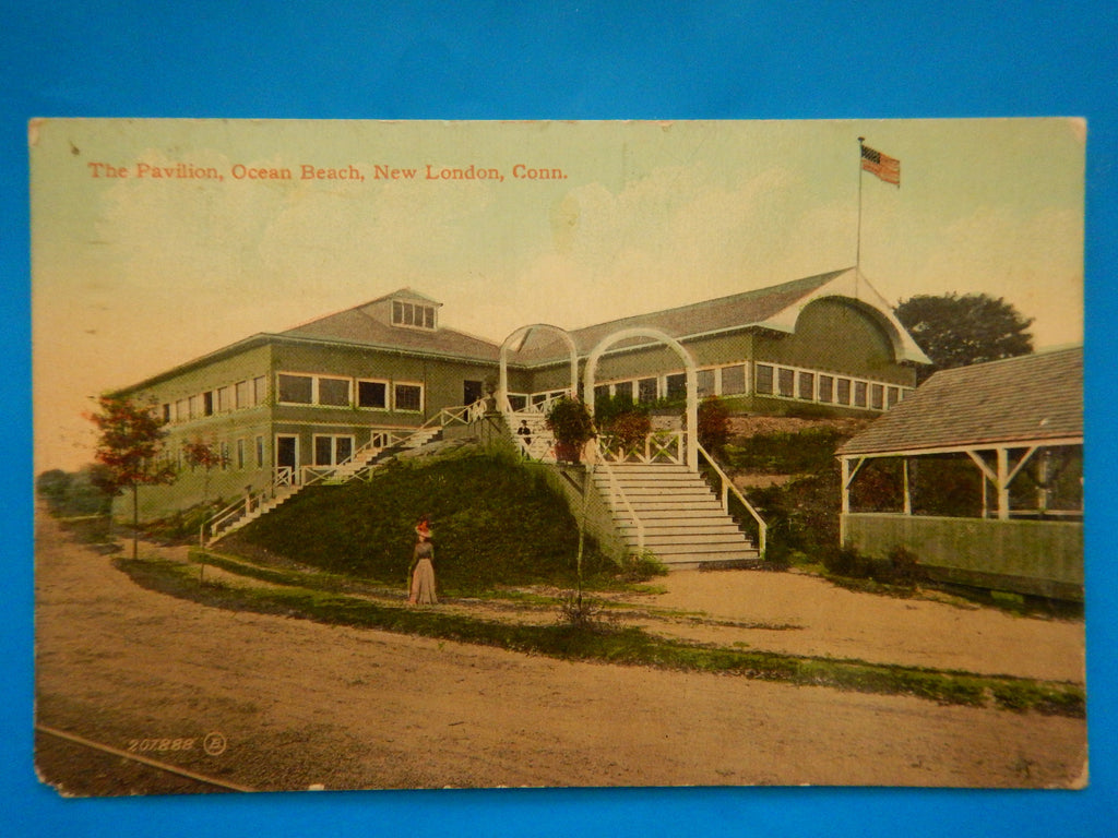 CT, NEW LONDON - Ocean Beach Pavilion postcard - F09012
