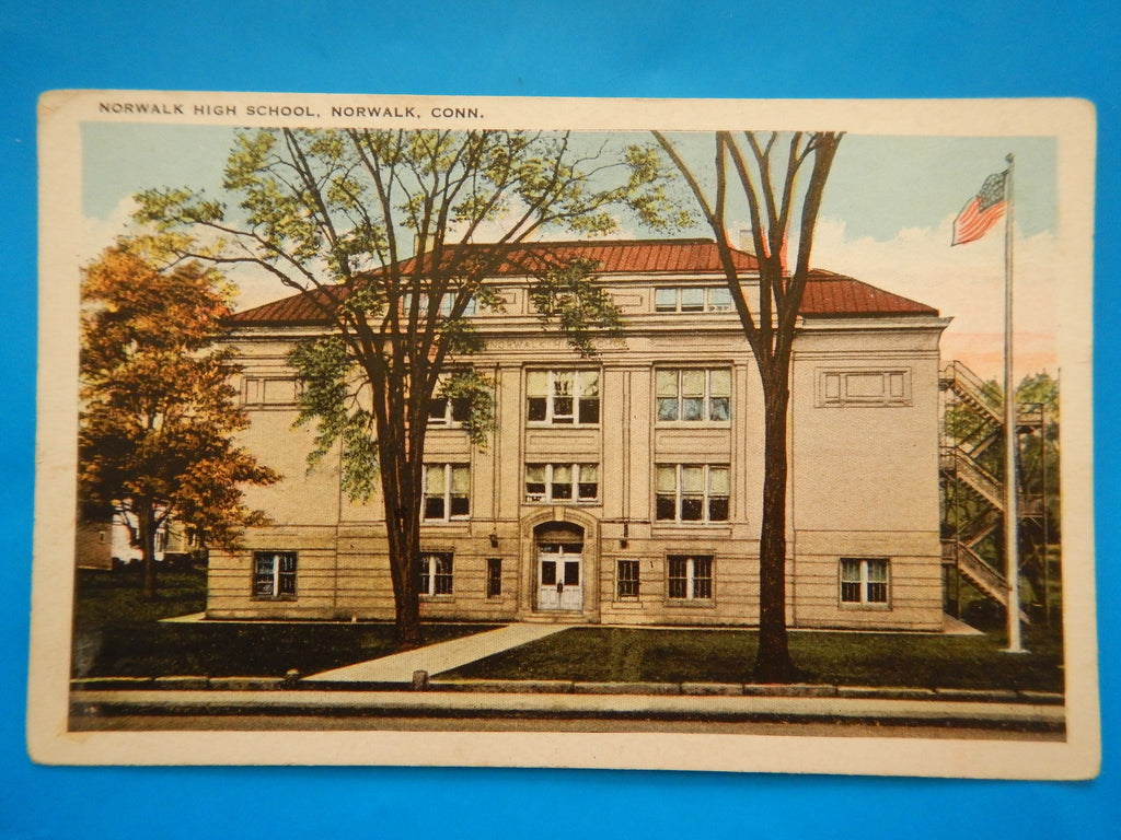 CT, NORWALK - Norwalk High School - A Kleban & Sons (original SOLD) A07194