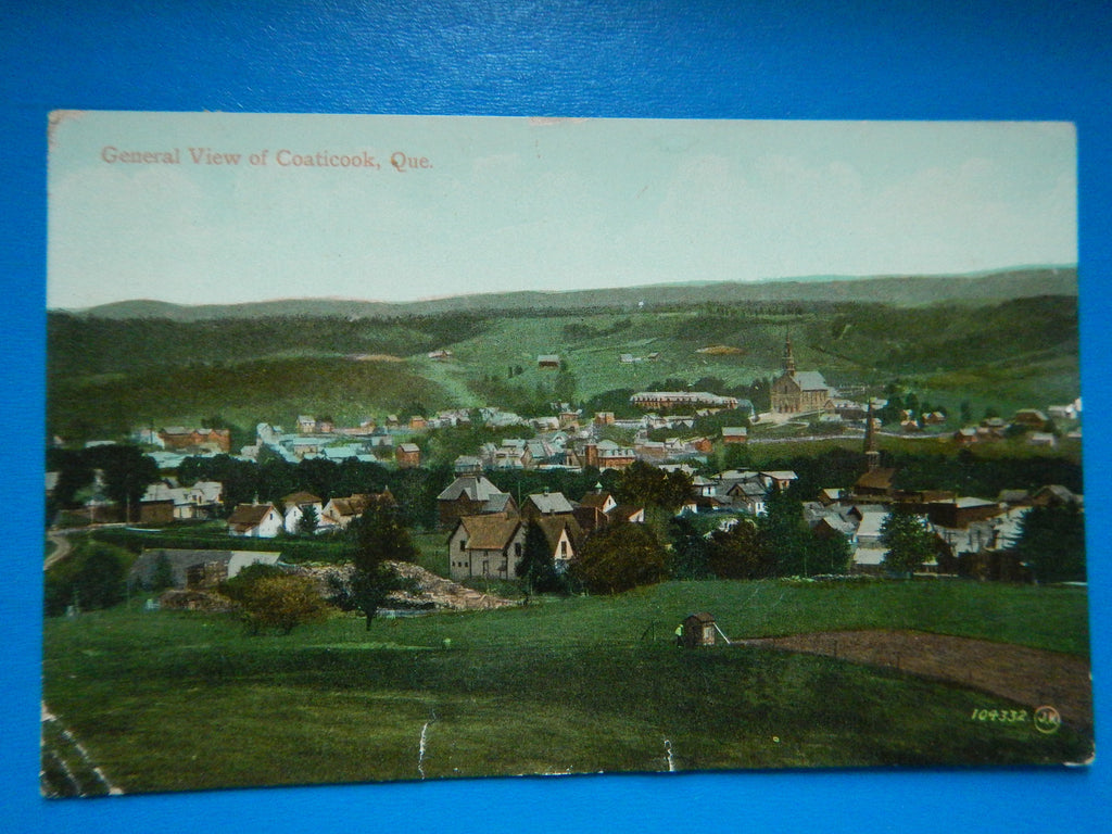 Canada - COATICOOK, QC - BEV of the town - (original SOLD) S01733
