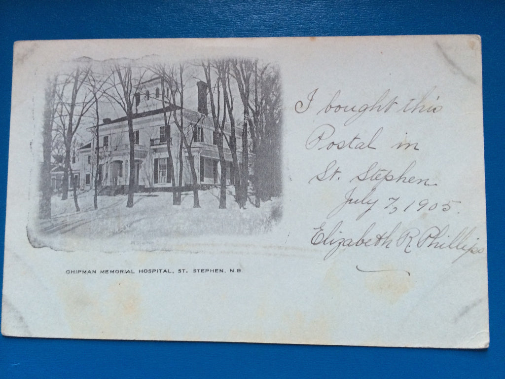 Canada - ST STEPHEN, NB - Chipman Memorial Hospital - D05211