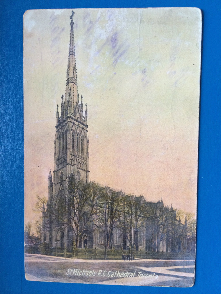 Canada - TORONTO, ON - St Michaels R C Cathedral postcard - A07389