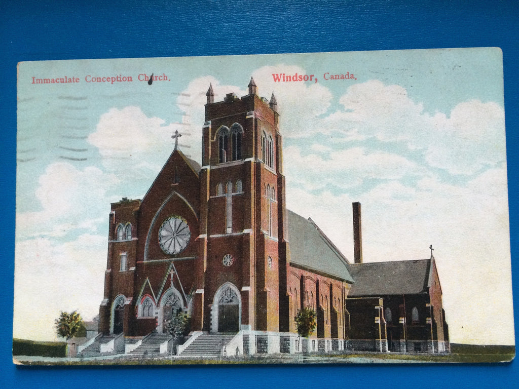 Canada - WINDSOR, ON - Immaculate Conception Church postcard H15097