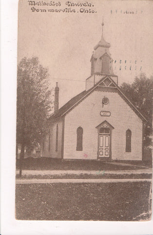 OH, Sommerville - METHODIST CHURCH - old postcard - D05400