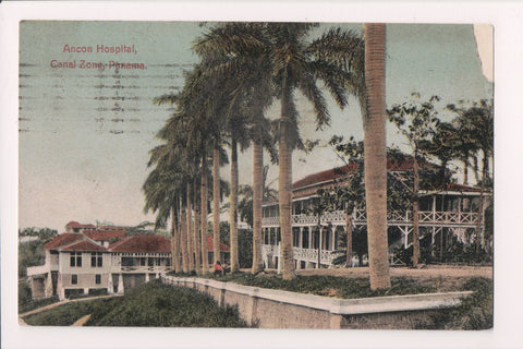 Foreign postcard - Canal Zone, Panama - Ancon Hospital - D17468