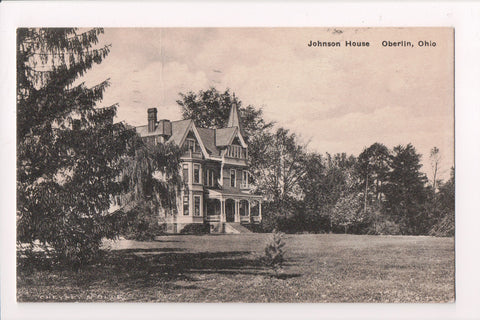 OH, Oberlin - JOHNSON HOUSE - @1942 postcard - E09052