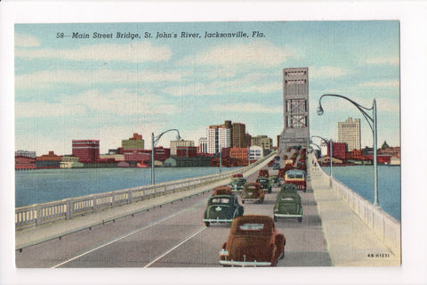 FL, Jacksonville - Main Street Bridge over St Johns River - CP0296