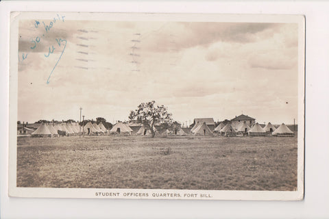 OK, Lawton - Fort Sill - army tents and buildings - 1917 RPPC - G17195