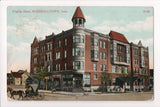 IA, Marshalltown - Pilgrim Hotel closeup - 500044