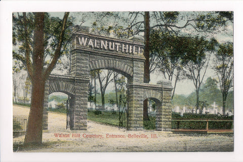 IL, Belleville - Walnut Hill Cemetery entrance (ONLY Digital Copy Avail) - SL2480