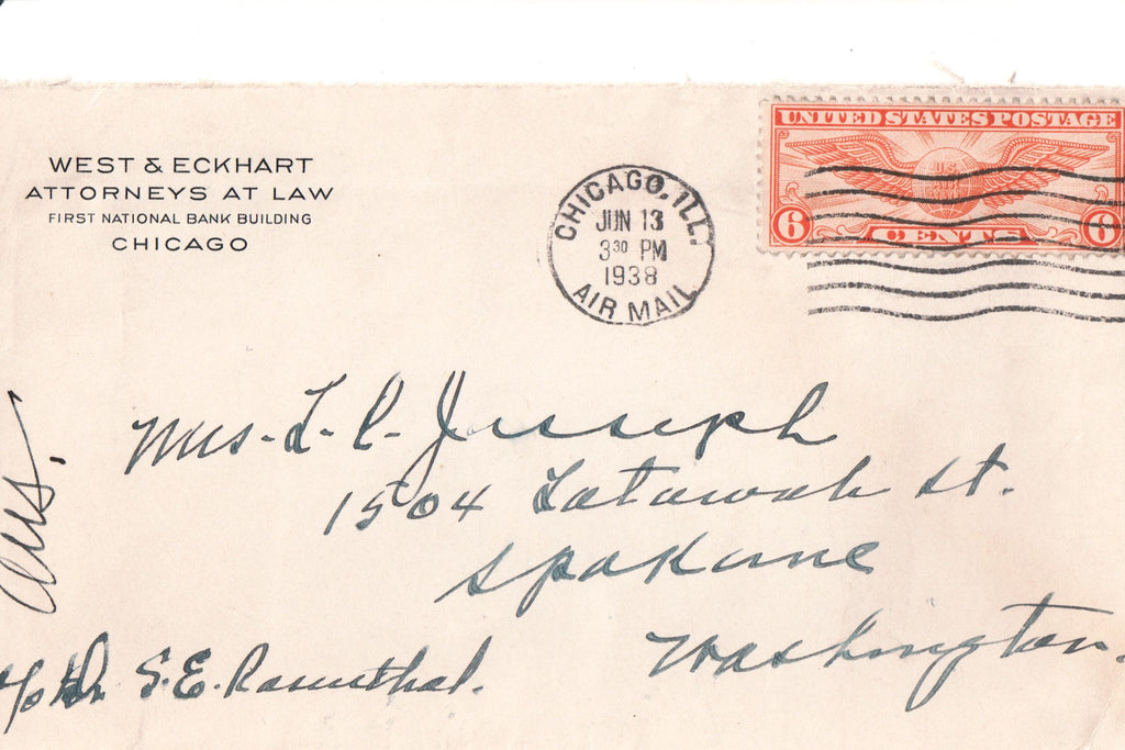IL, CHICAGO - West & Eckhart Attorneys (First National Bank Bldg) - B17068
