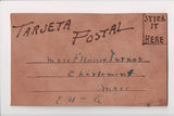 Leather Postcard - HAVING A DEVIL OF A TIME in Mexico, pitchfork - S01693