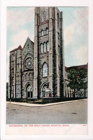 MA, Boston - Cathedral of the Holy Cross, vintage postcard - CP0028