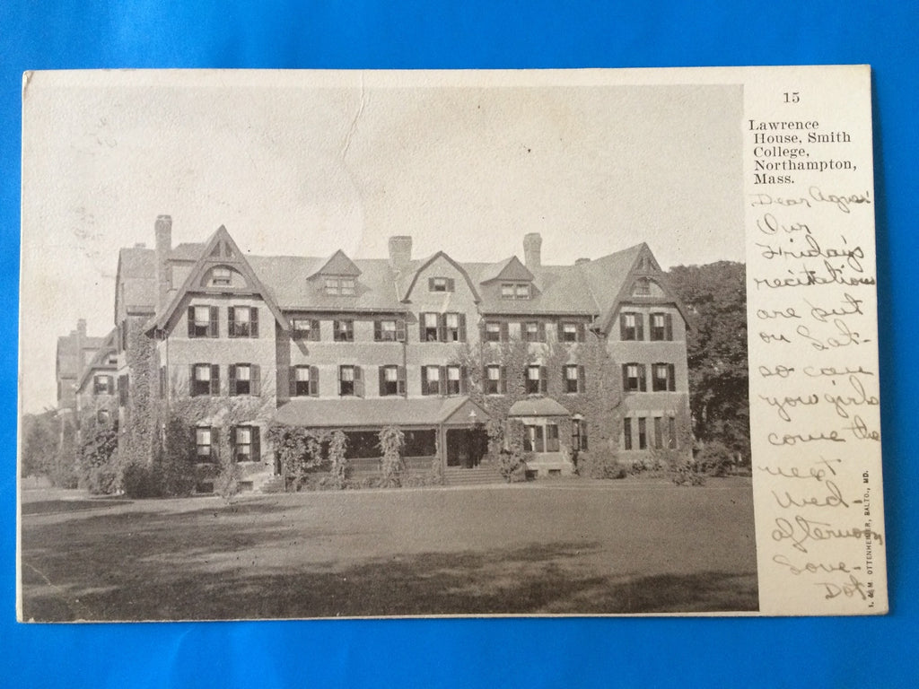 MA, NORTHAMPTON - Smith College, Lawrence House (ONLY Digital Copy Avail) - H15032