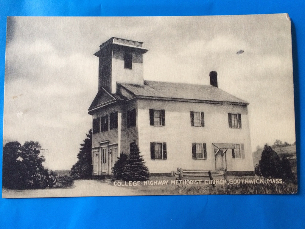 MA, SOUTHWICK - College Highway Methodist Church postcard - H15024