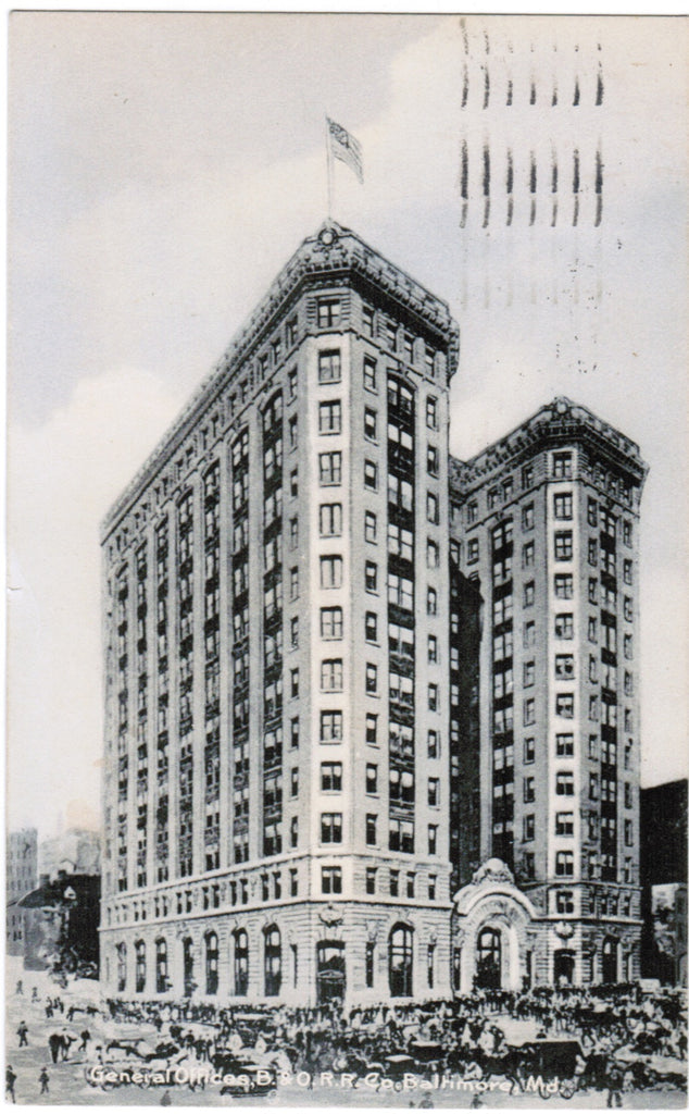 MD, BALTIMORE - B and O Railroad General Offices - w04839