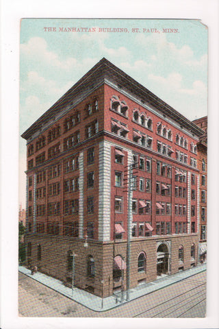 MN, St Paul - Manhattan Building postcard - S01469