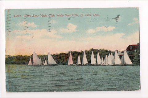 MN, St Paul - White Bear Yacht Club, lake and sailboats - SL2701