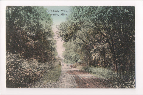 MN, Wheaton - Dirt Road view postcard - A06150