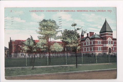 NE, Lincoln - University of Nebraska - Laboratory, Memorial Hall - NL0214