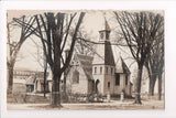 NH, Charlestown - Episcopal Church closeup - RPPC - MB0751
