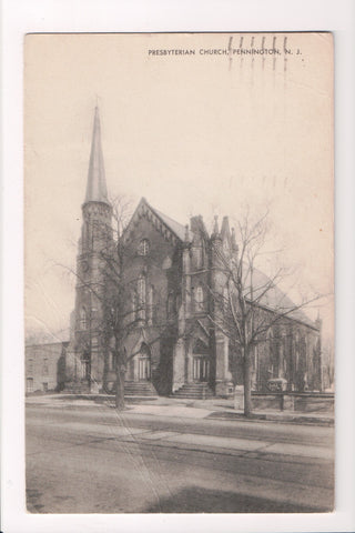 NJ, Pennington - Presbyterian Church - 1960 postcard - w02961
