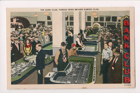 NV, Reno - Bank Club famous Gaming Club w/table and dealers etc - NV0004