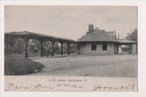 VT, BENNINGTON - RR Station, Train Depot - vintage postcard - S01238